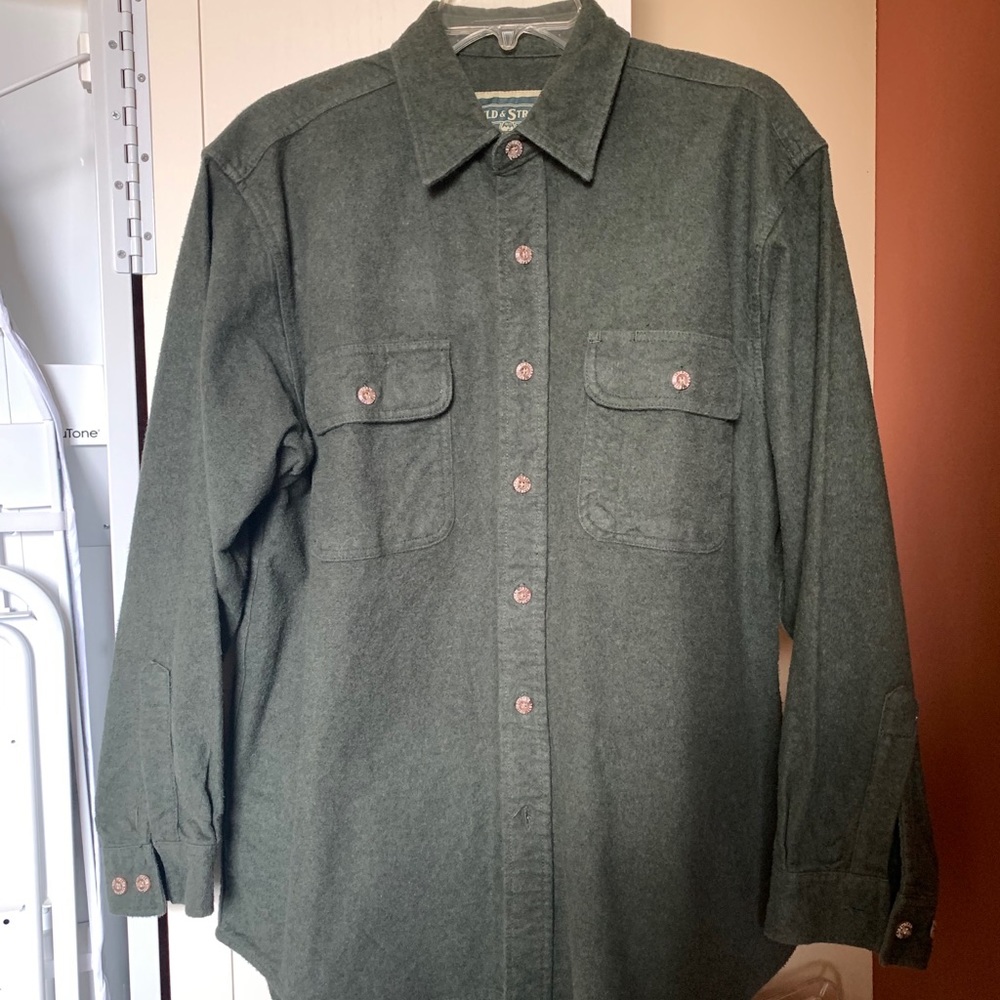 Men’s Field & Stream long sleeved flannel shirt L